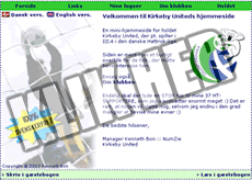 Kirkeby Uniteds hjemmeside
